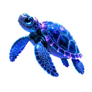 Cyber baby turtle